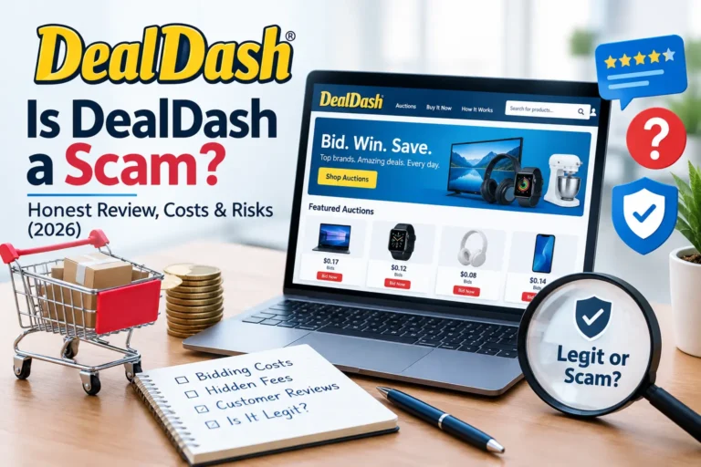 Is DealDash a Scam online auction review, bidding costs, and risks