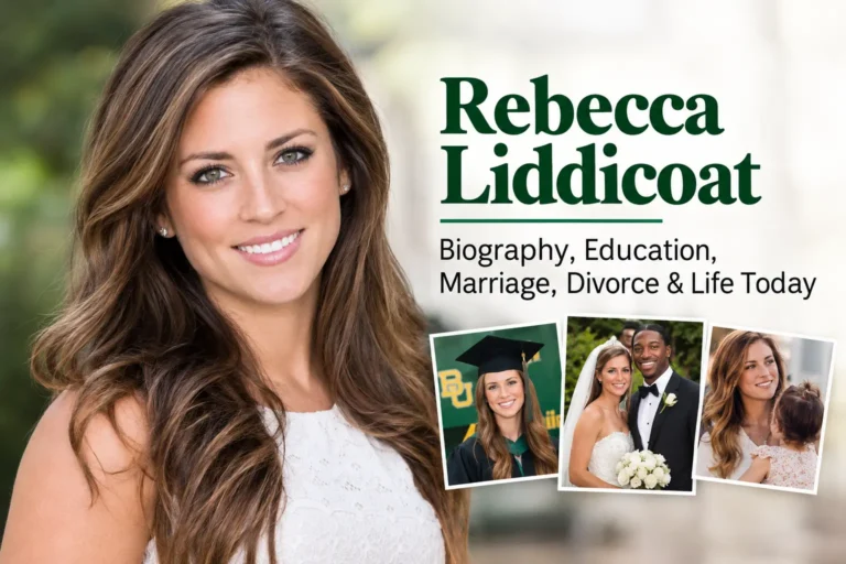 Rebecca Liddicoat: Biography, Education, Marriage, Divorce, and Life Today Rebecca Liddicoat biography, education, marriage, and life story