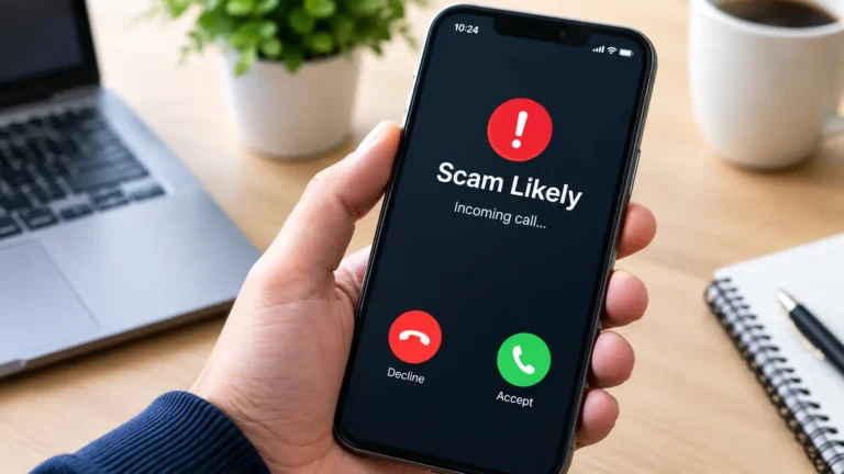 Scam Likely Meaning: Why Your Phone Shows This Warning and How to Stop Scam Calls Scam Likely warning on smartphone